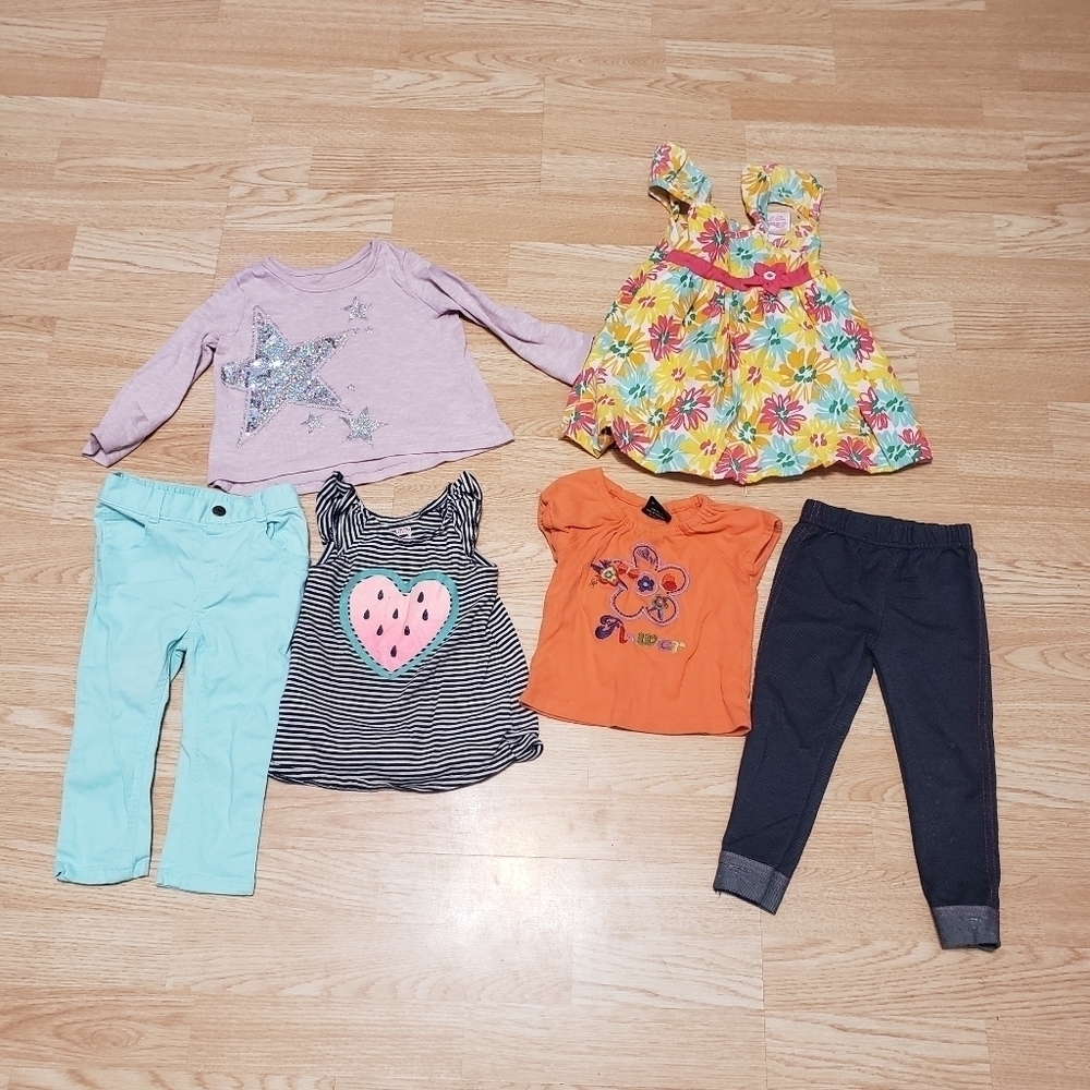 Girls size 24 months bundle of 6 items